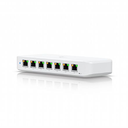 Switch 7 Portas Ubiquiti Ultra USW-ULTRA - 7 Portas Gigabit - PoE+ 42W - UniFi
