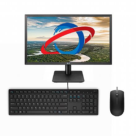 Kit Bits All in One 21" - Computador Dell Optiplex 7020 Micro - Intel i5 12500T, 16GB, SSD 1TB, Teclado e Mouse Dell, Windows 11 Professional - Outlet