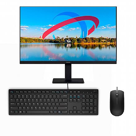 Kit Bits All in One 24" - Computador Dell Optiplex 7020 Micro - Intel i5 12500T, 16GB, SSD 1TB, Teclado e Mouse Dell, Windows 11 Professional - Outlet