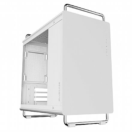 Gabinete Gamer Bluecase BG-056W Tiny - Micro ATX - Design Compacto - Com Alça - Branco