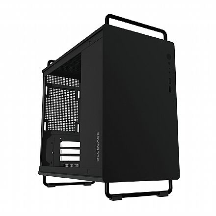 Gabinete Gamer Bluecase BG-056BPROBX Tiny Pro - Micro ATX - Design Compacto - 5 Coolers ARGB Inclusos - Preto