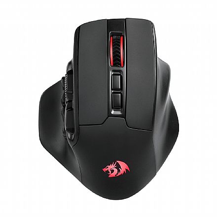 Mouse Gamer Sem Fio Redragon Aatrox - 26000dpi - Sensor PAW3395 - 1000Hz - RGB - Preto - M811RGB-PRO