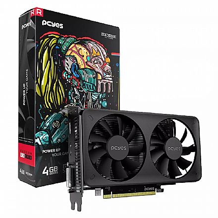 Placa de Vídeo AMD Radeon RX 550 4GB GDDR5 128bits - Pcyes Dual Fan - PVEX5504GBDFBR