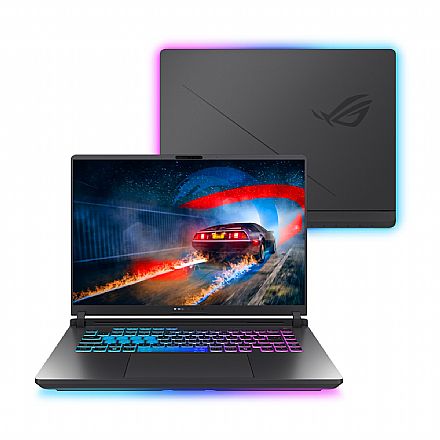 Notebook Asus ROG Strix G615JMR-S5001W Gaming - Intel Core i9 14900HX, 32GB, SSD 1TB, GeForce RTX 5060, Tela 16 Notebook Asus ROG Strix G615JMR-S5001W Gaming - Intel Core i9 14900HX, 32GB, SSD 1TB, GeForce RTX 5060, Tela 16" 2.5K 240Hz, Windows 11 - Eclipse Gray