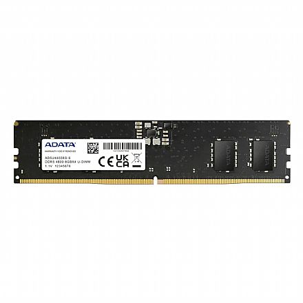 Memória 8GB DDR5 4800MHz Adata XPG - CL40 - AD5U48008G-S