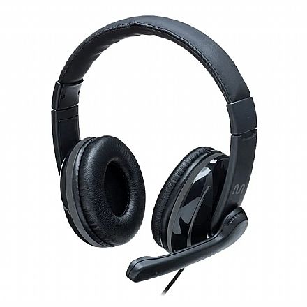 Headset Multilaser Pro - Cancelamento de Ruído - USB - Preto - PH317