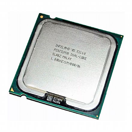 Intel® Pentium® E2160 - LGA 775 - 1.80GHz cache 1MB - Tray sem cooler