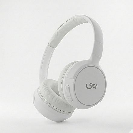 Fone de Ouvido Bluetooth Get Go - 12h de Autonomia - Microfone Embutido - Branco - 71837