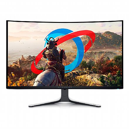 Monitor Gamer 32" Dell Alienware AW3225QF - QD-OLED 4K UHD Curvo - 240Hz - 0.03ms - Dolby Vision - G-Sync - HDMI/DisplayPort - Outlet - Garantia 90 dias