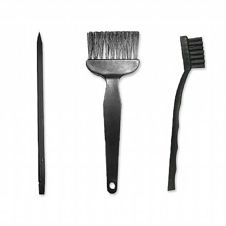 Kit de Ferramentas Antiestáticas Hikari - Pincel HK-218, Escova HK-212, Spudger HK-3615