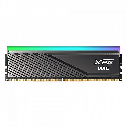 Memória 16GB DDR5 6000MHz XPG Lancer Blade - CL48 - RGB - AX5U6000C4816G-SLABRBK Memória 16GB DDR5 6000MHz XPG Lancer Blade - CL48 - RGB - AX5U6000C4816G-SLABRBK