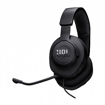 Headset Gamer JBL Quantum 100 M2 - Drivers 40mm - Conector P2 - QuantumSOUND - Preto - JBLQTUM100M2BLK