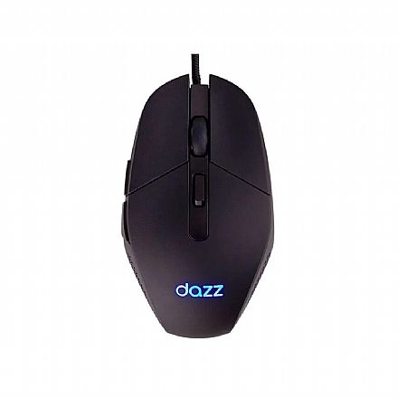 Mouse Gamer Dazz GMO1001 - 3600dpi - Iluminação LED - Preto