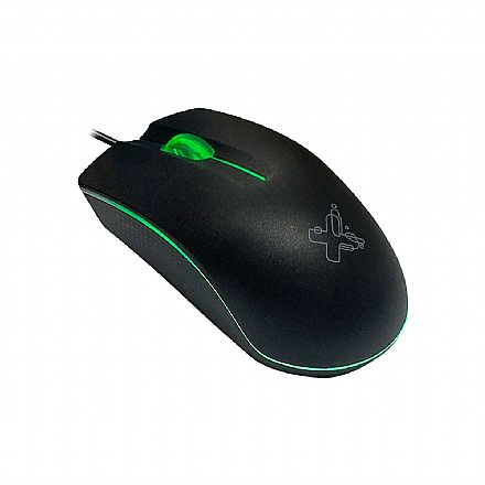 Mouse USB Maxprint Ergon - 1200dpi - Iluminação LED - Preto - 60000138