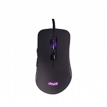 Mouse Gamer Dazz GMO2000 - 7200dpi - Iluminação RGB - Preto - 62000180