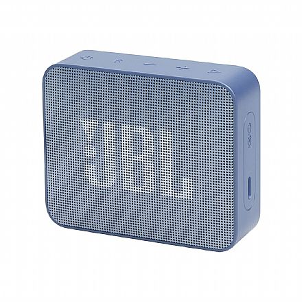 Caixa de Som Portátil JBL GO Essential 2 - Bluetooth - Resistente à Água IP67 - 3.1W RMS - Azul - JBLGOES2BLUBR