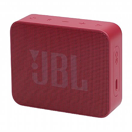 Caixa de Som Portátil JBL GO Essential 2 - Bluetooth - Resistente à Água IP67 - 3.1W RMS - Vermelho - JBLGOES2REDBR