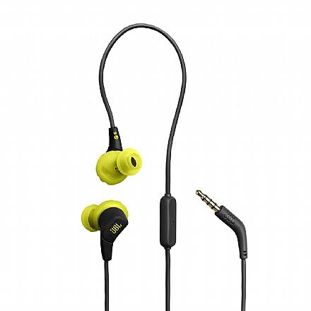 Fone de Ouvido Intra-Auricular JBL Endurance Run 3 - Resistente a Água IP65 - Conector P3 - Preto - JBLENDURRUN3BLKL