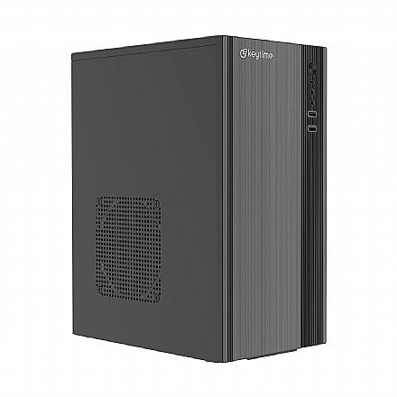 Gabinete Keytime KYT00043 - Micro ITX - com Fonte 200W - entradas USB e Áudio
