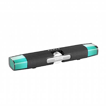 Caixa de Som Gamer Redragon Dora - 6W - Função Soundbar - Bluetooth - Energia USB-C - RGB - Preto - GS512