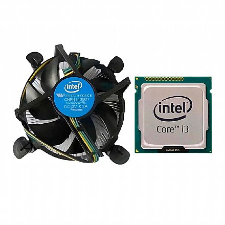 Intel® Core™ i3 8100 - LGA 1151 - Quad Core - 3.60GHz - cache 6MB - 8ª Geração Coffee Lake - Com Cooler - OEM Intel® Core™ i3 8100 - LGA 1151 - Quad Core - 3.60GHz - cache 6MB - 8ª Geração Coffee Lake - Com Cooler - OEM