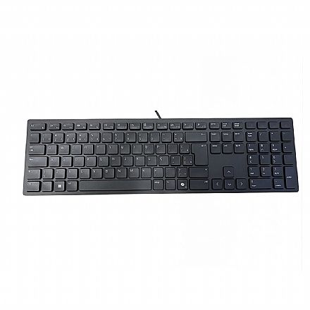 Teclado USB Dell Pro KB525C - ABNT2 - Retroiluminado - Preto - KB525C-BP-BCC