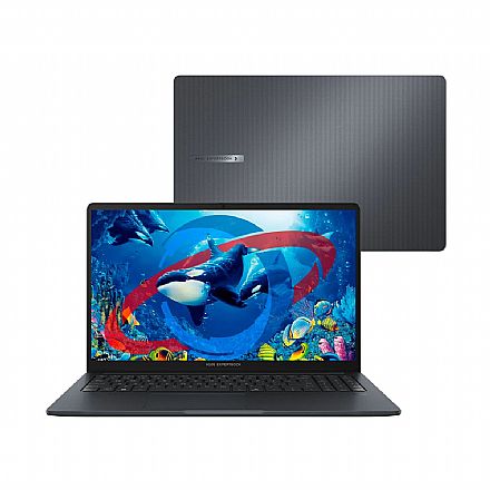 Notebook Asus ExpertBook B1 B1503CVA_BR-S70003X - Intel i3 1315U, RAM 8GB, SSD 512GB, Tela 15.6 Notebook Asus ExpertBook B1 B1503CVA_BR-S70003X - Intel i3 1315U, RAM 8GB, SSD 512GB, Tela 15.6" Full HD, Windows 11 Professional - Gentley Grey