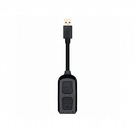 Adaptador Conversor USB para Audio Redragon Circe - P2, P3 - para Conector de Fone de Ouvido - HA100 Adaptador Conversor USB para Audio Redragon Circe - P2, P3 - para Conector de Fone de Ouvido - HA100