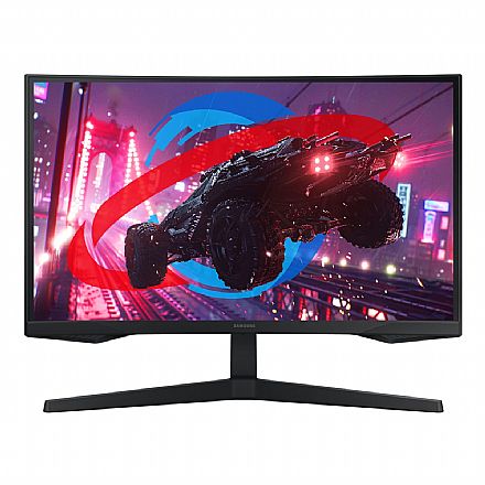 Monitor Gamer 27" Samsung Odyssey G5 Curvo - Quad HD 2560 x 1440 - 165Hz - 1ms - FreeSync - LS27CG552ELMZD