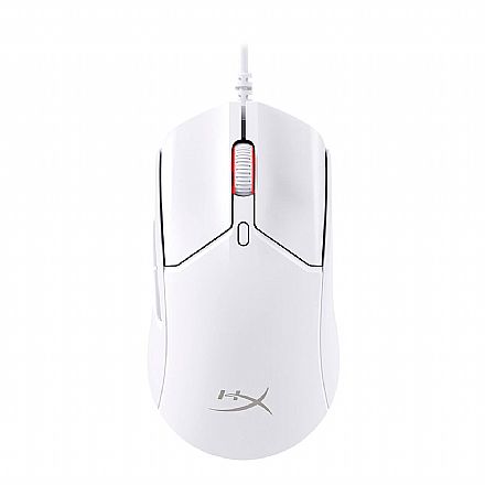 Mouse Gamer HyperX Pulsefire Haste 2 - 26.000dpi - Sensor HyperX 26K - 8000Hz - RGB - Branco - 6N0A8AA