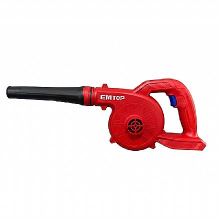 Soprador de Folhas Emtop ELAB2078 - 20V - 18000 RPM - 2,7 m³/min - Não acompanha Carregador e Bateria
