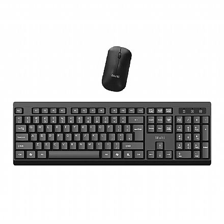Kit Teclado e Mouse sem Fio Multilaser TC670 - USB - ABNT2 - 1200dpi