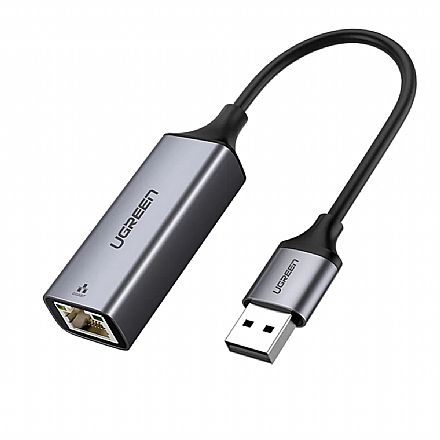Adaptador USB para RJ45 - Gigabit Ethernet - USB 3.0 - Ugreen CM209