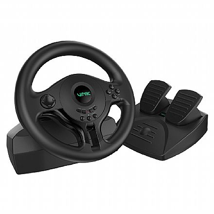 Volante Vinik GW180 - Compatível com Xbox, Playstation, Switch e PC - Dual Shock - Pedal Duplo - Com Marcha Borboleta - MT06 Volante Vinik GW180 - Compatível com Xbox, Playstation, Switch e PC - Dual Shock - Pedal Duplo - Com Marcha Borboleta - MT06