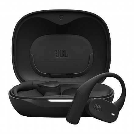 Fone de Ouvido Bluetooth Intra-Auricular JBL Sense Lite - Resistente à Água IP54 - Até 32h de Bateria - Preto - JBLSENSELITEBLKBR2