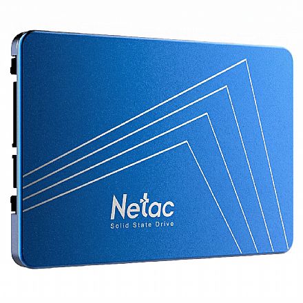SSD 240GB Netac N535S - SATA - Leitura 540 MB/s - Gravação 490 MB/s - 3D TLC - NT01N535S-240G-S3X