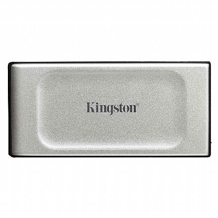 SSD Externo 500GB Kingston XS2000 - Portátil - USB 3.2 - 2000MB/s - Prata - SXS2000/500G
