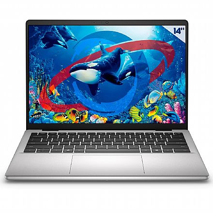Notebook Dell 14 DC14250 - Intel Core 5 120U, RAM 8GB, SSD 512GB, Tela 14" Full HD+, Linux - Prata