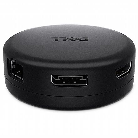 Adaptador Movel Dell Pro USB-C 7 em 1 - HDMI - DisplayPort - RJ45 - 100W - DA326