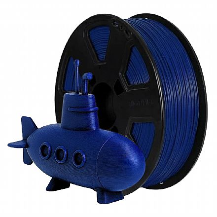 Filamento para Impressora 3D - PETG XT - Blue Metal - 1Kg - 1,75mm - 3D Fila PTG431753
