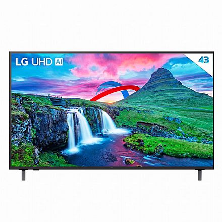 TV 43" LG 43AU801C0SA - Smart TV - 4K Ultra HD - HDR 10 - AI Sound Pro - Wi-Fi e Bluetooth - HDMI/USB