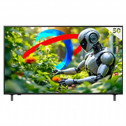 TV 50" LG 50UA8550 - Smart TV - 4K Ultra HD - WebOS 25 - HDR 10 - Wi-Fi e Bluetooth - HDMI/USB - 50UA8550PSA