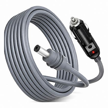 Carregador Veicular para Antena Starlink Mini - 12V/24V - Cabo de 3 Metros - Plug P4 5.5mm - FTD.49901