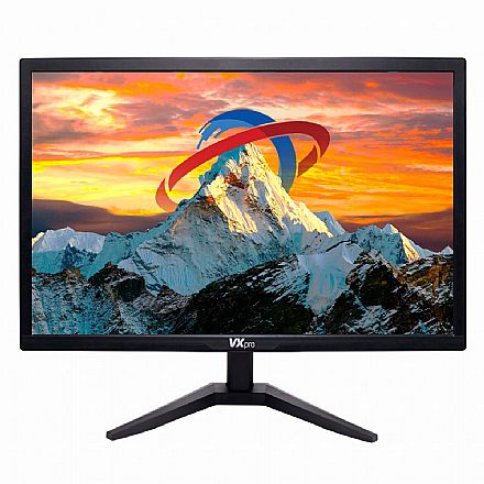 Monitor 19" VXPro VX190X - Painel LED - HD+ 1440x900 - 60Hz - 5ms - HDMI / VGA - Preto - 0120177-01