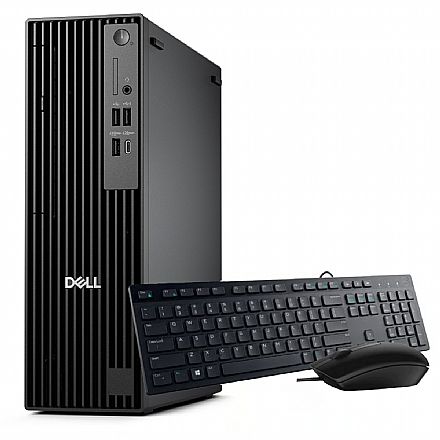 Computador Dell Pro Slim Plus QBS1250 - Intel Core Ultra 7 265, RAM 16GB, SSD 512GB, Wi-Fi 6E, Teclado e Mouse Dell, Windows 11 Professional - Outlet