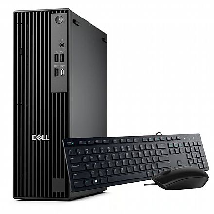 Computador Dell Pro Slim QCS1250 - Intel Core Ultra 5 235U vPro, RAM 8GB, SSD 512GB, Teclado e Mouse, Windows 11 Professional - Outlet