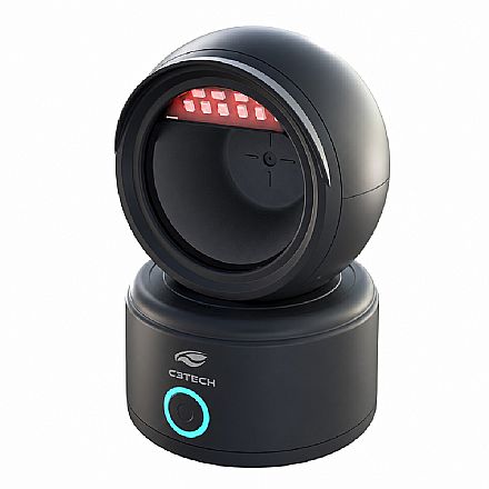 Leitor de Código de Barras e QR Code - C3Tech LB-D250 - USB - 1D e 2D - Lê Boletos, NFe e Telas Digitais - Preto - LB-D250