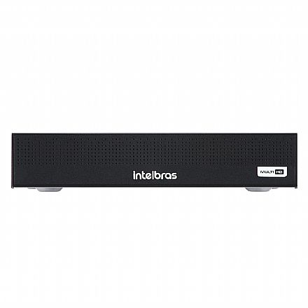 DVR 8 Canais Intelbras MHDX 1208-C - Gravador Digital - Multi HD - Full HD - Inteligência Artificial - Dual Audio - H.265+ - 1 Baia HDD