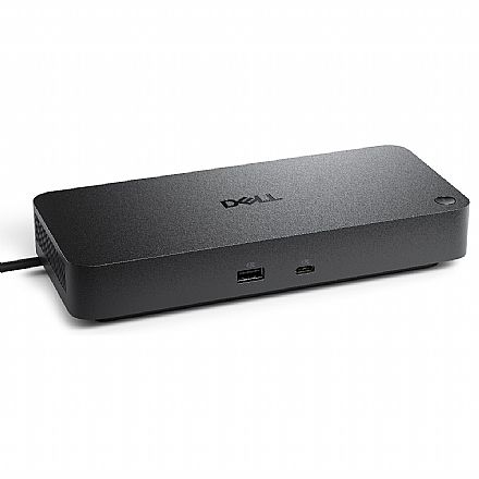 Dock Station Dell Pro Dock WD25 - USB-C - Ethernet 2.5GbE RJ-45 - HDMI + 2x DisplayPort - HUB USB 3.2 - Power Delivery 100W - Fonte 130W - 210-BRPV-CP122