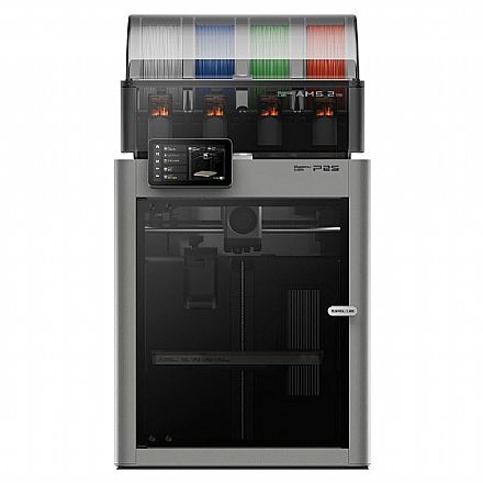 Impressora 3D Bambu Lab P2S Combo LV - Impressão Multicolorida 600mm/s - Volume de Construção 256 x 256 x 256mm - Wi-Fi - USB - PF004-U+SA007